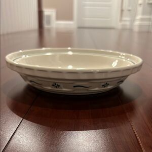 Longaberger Woven Traditions Heritage Green Pie Plate